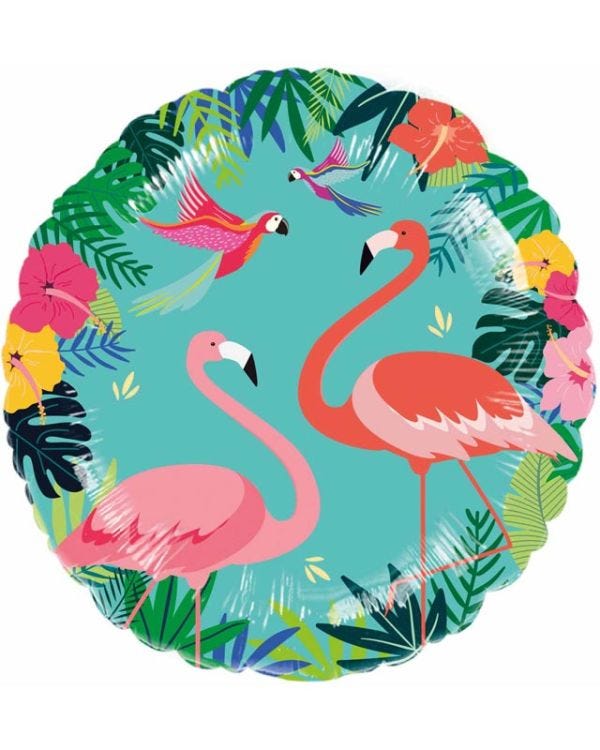 Summer Flamingo Foil Balloon - 18&quot;