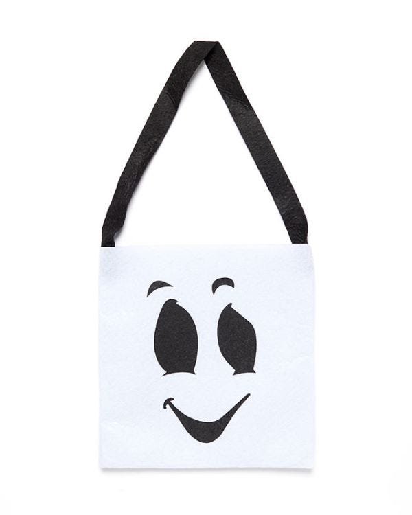 Halloween Ghost Felt Bag