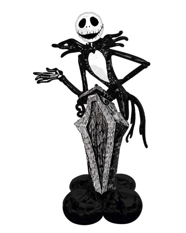 Jack Skellington Air Fill AirLoonz Balloon - 64&quot; Foil