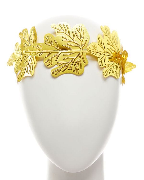 Gold  Leaf Cesar Headband