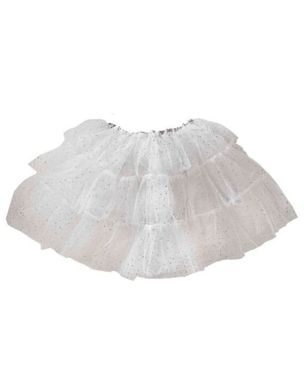 Starlight Silver &amp; White Tutu - 5-7 Years