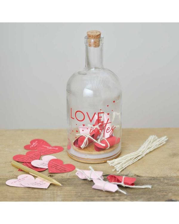 Message in a Bottle Love Notes Valentines Gift - 23cm