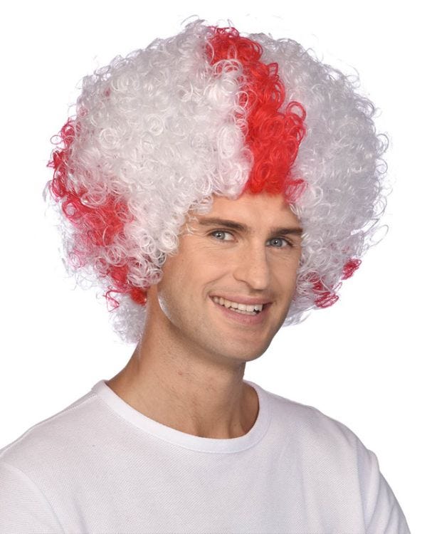 St George&#039;s Cross Afro Wig