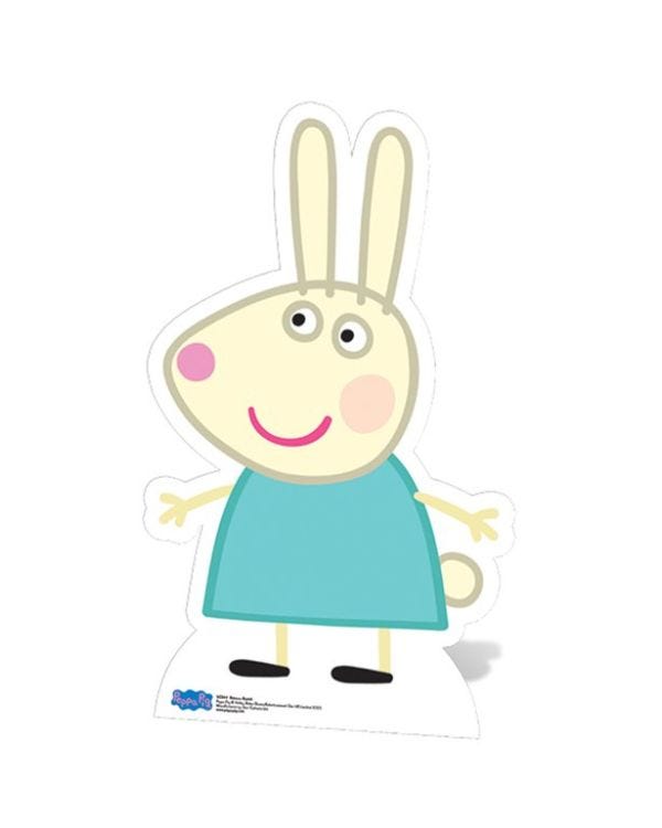 Rebecca Rabbit Peppa Pig Cardboard Cutout - 83cm x 50cm