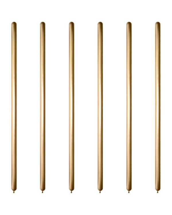 Gold Reflex Modelling Balloons - 260Q Latex (50pk)