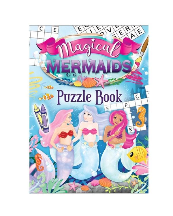 Mermaid Puzzle Book
