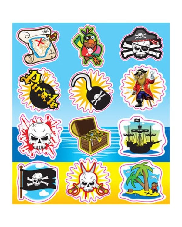 Pirates Sticker Sheet