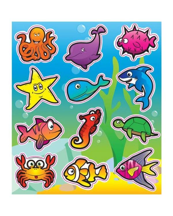 Fish Sticker Sheet