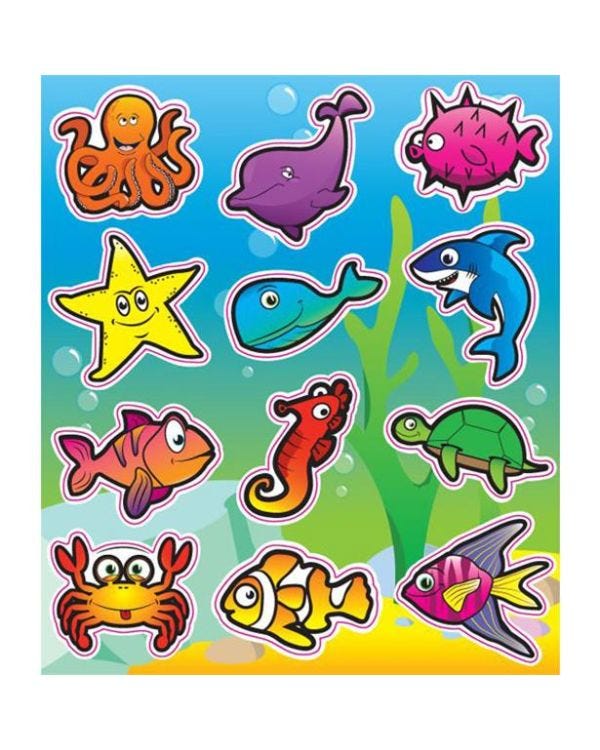Fish Sticker Sheet