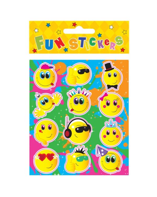 Smiley Face Sticker Sheet