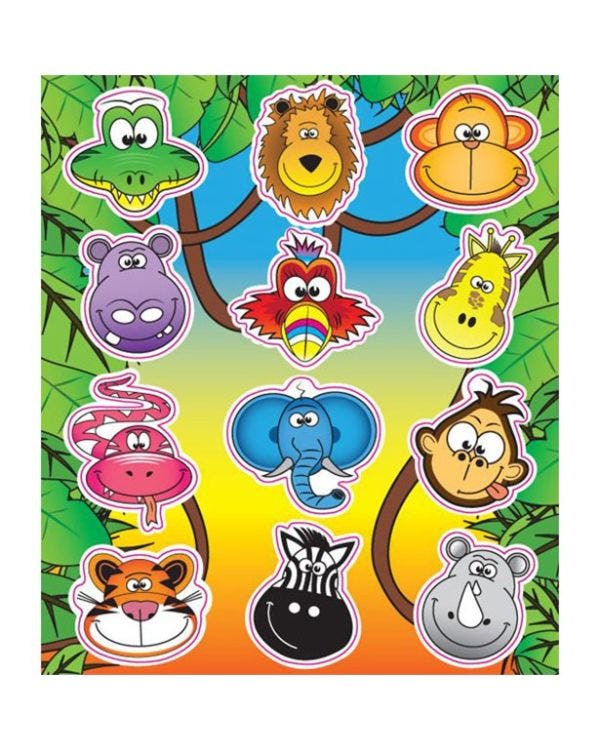 Jungle Sticker Sheet