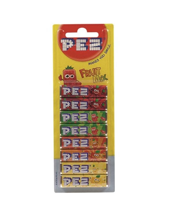 PEZ Fruit Mix Flavour Refills x8