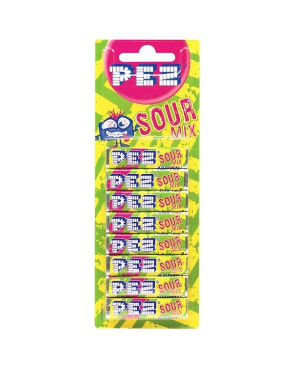 PEZ Sour Mix Refills x8