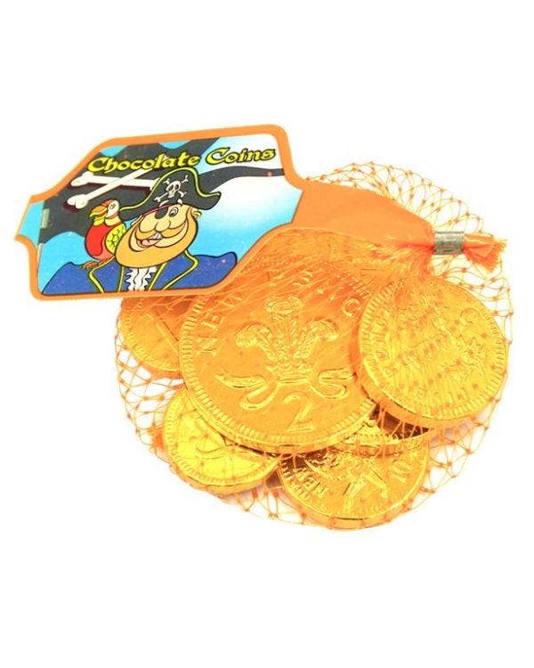 Pirate Chocolate Coins - 25g