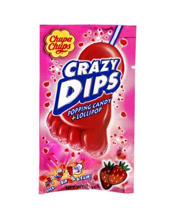 Crazy Dips - Strawberry Flavour - 14g