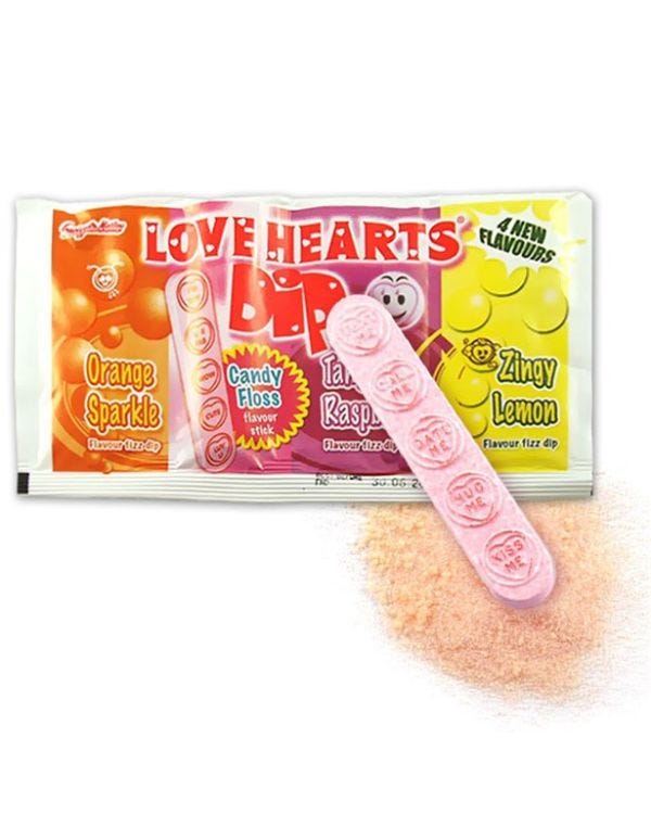 Love Hearts Dip - 4 Flavours - 23g