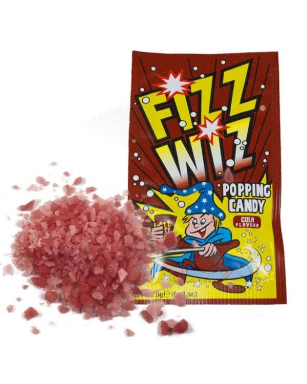 Fizz Wiz Popping Candy - Cola Flavour - 5g