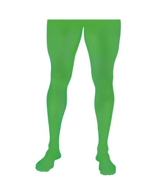 Mens Green Tights - Adult One Size