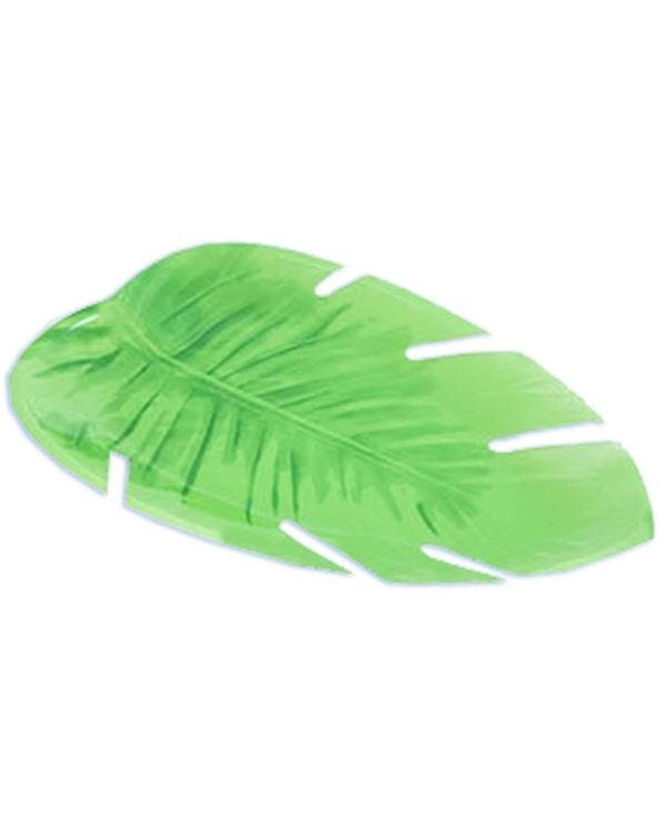 Plastic Jungle Leaf Platter - 35cm