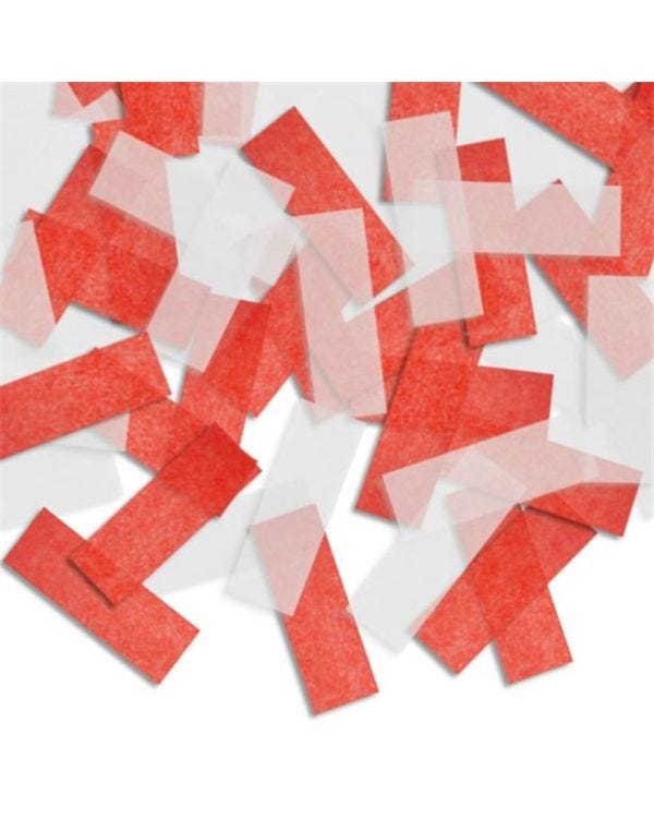 Piñata Tissue Paper Confetti - Red and White (4g pack)