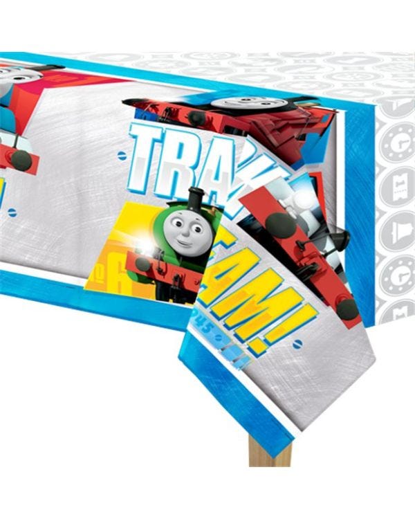 Thomas the Tank Engine Plastic Table Cover - 1.4m x 2.6m