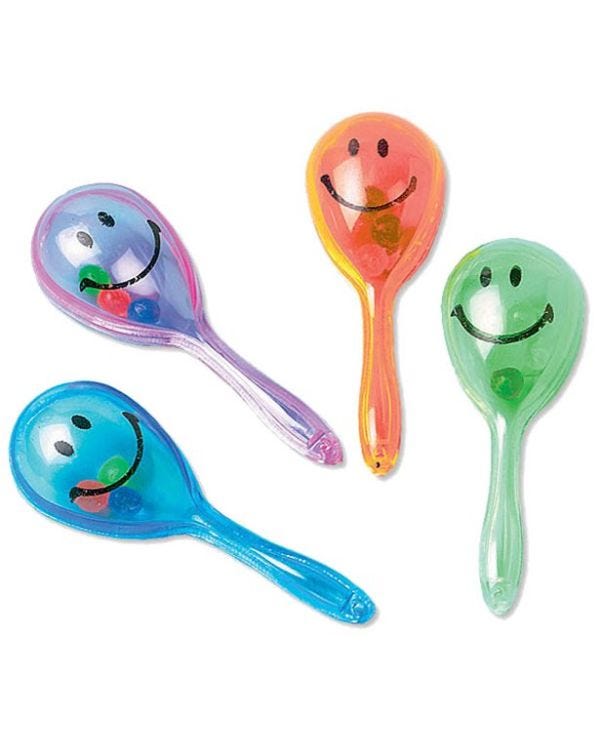 Mini Smiley Maraca - 7cm