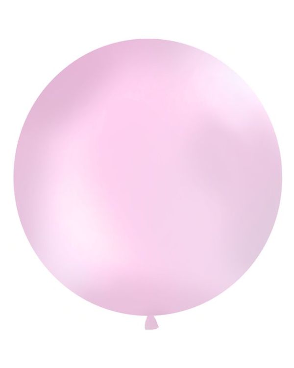 Pastel Pink Giant Latex Balloon - 1m
