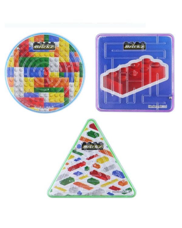 Block Brickz Maze Puzzle - 6cm