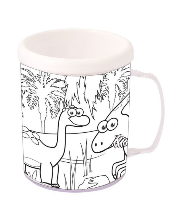 Dinosaur Colouring Mug