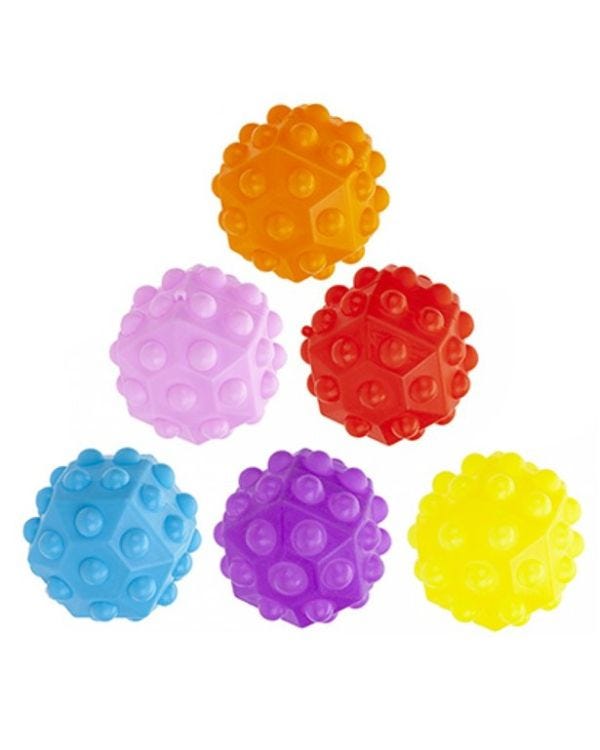 Pop Sensory Fidget Hexagon Ball - 7cm