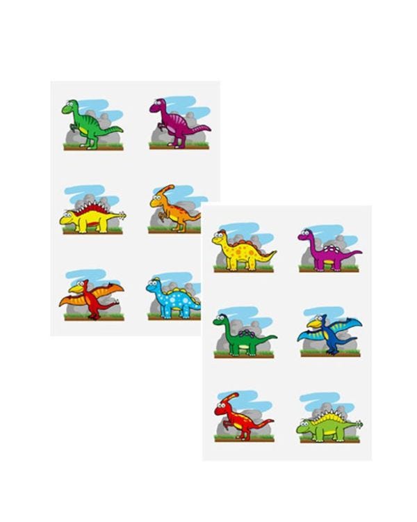 Dinosaur Tattoo Sheet