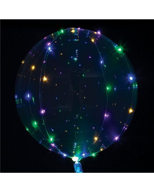 Crystal Clearz Multi Colour LED Balloon - 18&quot;