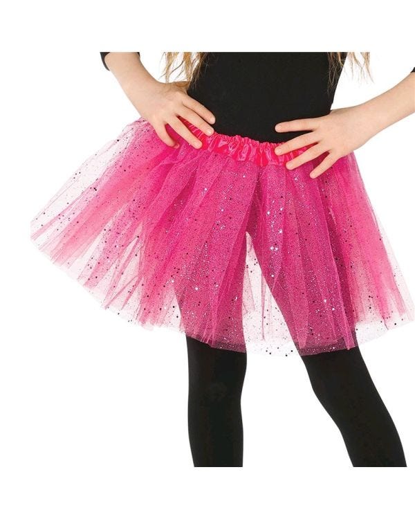 Pink Glitter Tutu - Child One Size