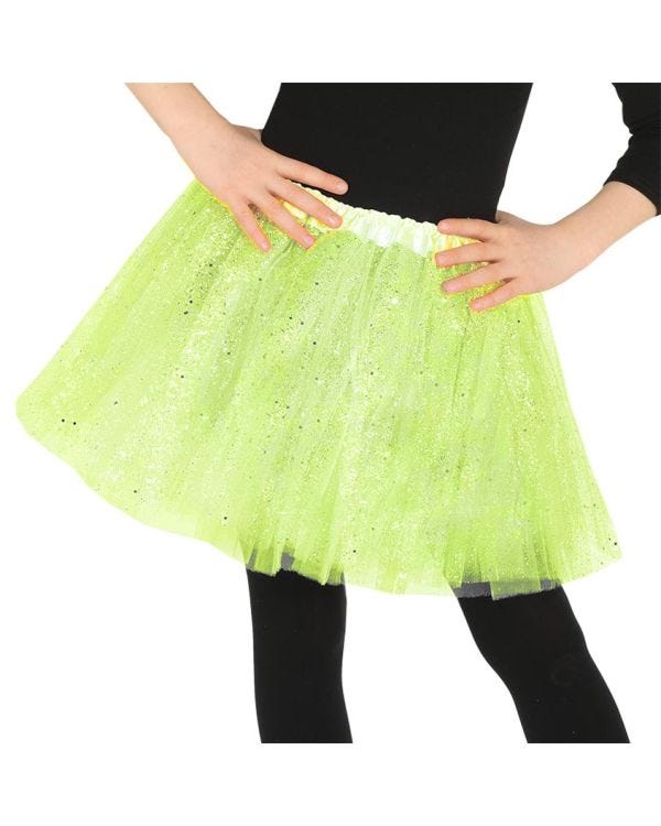Green Glitter Tutu - Child One Size