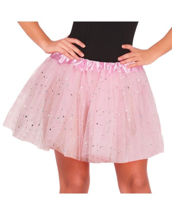 Light Pink Glitter Tutu - Adult One Size