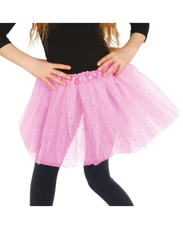 Light Pink Glitter Tutu - Child One Size