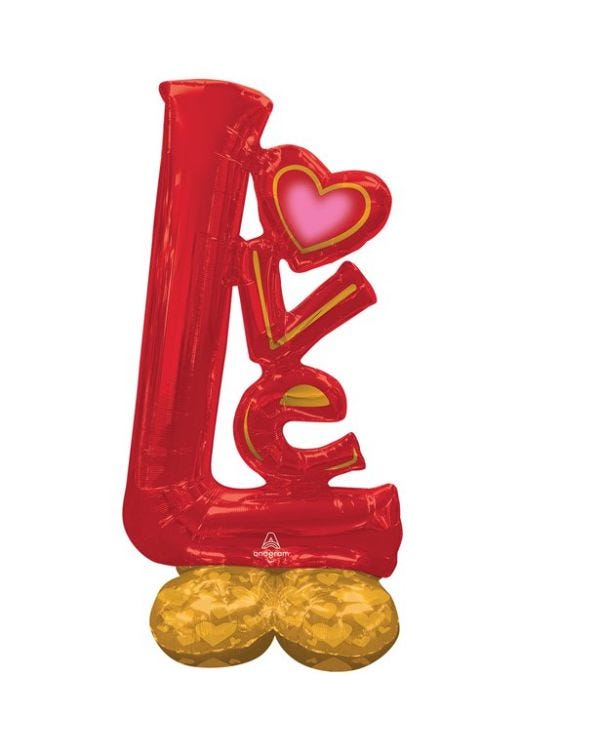 Big Love Airloonz Balloon - 58&quot; Foil