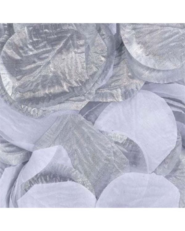 Silver Rose Petals - 300 petals