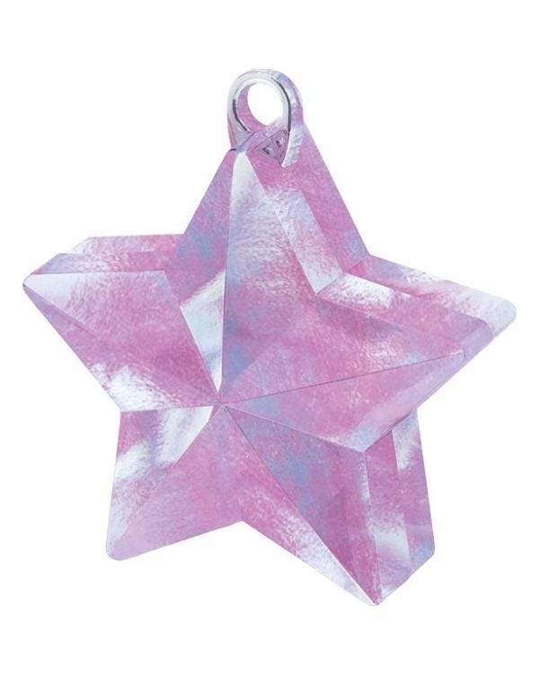 Iridescent Star Balloon Weight - 165g