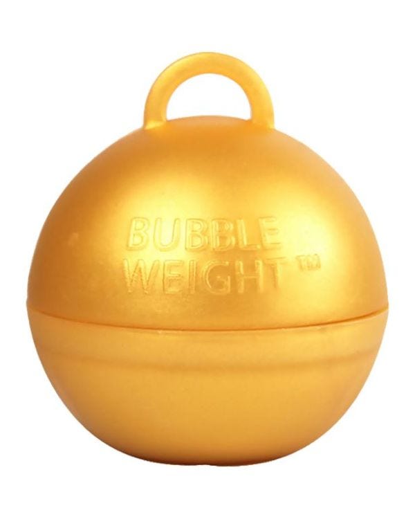 Gold Bubble Balloon Weight - 30g