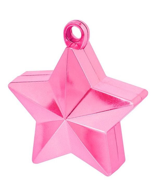 Hot Pink Star Balloon Weight - 165g