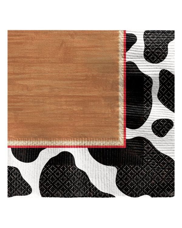 Western Party Beverage Paper Napkins - 25cm (16pk)