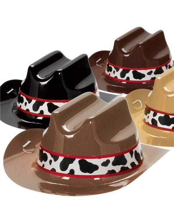Western Party Mini Cowboy Hats (8pk)