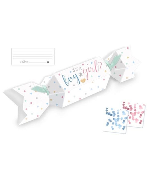 Baby Wishes Gender Reveal Cracker