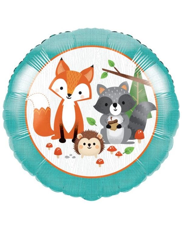 Woodland Animals Foil Balloon - 18&quot;