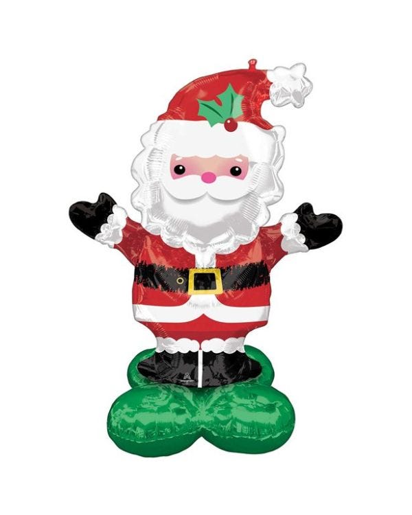 Christmas Santa AirLoonz Foil Balloon - 53&quot; x 40&quot;