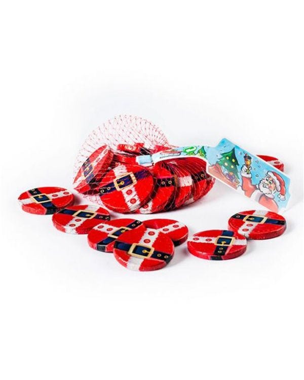 Milk Chocolate Santa Coins - 100g