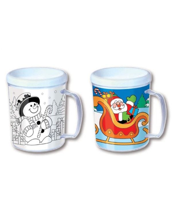 Christmas Colouring Mug