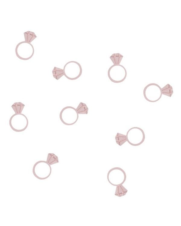 She Said Yaaas Rose Gold Ring Confetti (14g pack)