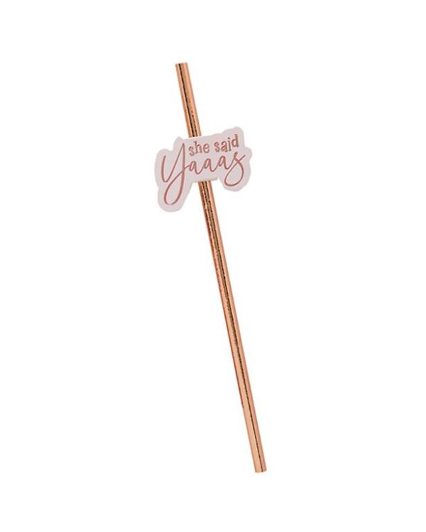 She Said Yaaas Paper Straws (20pk)